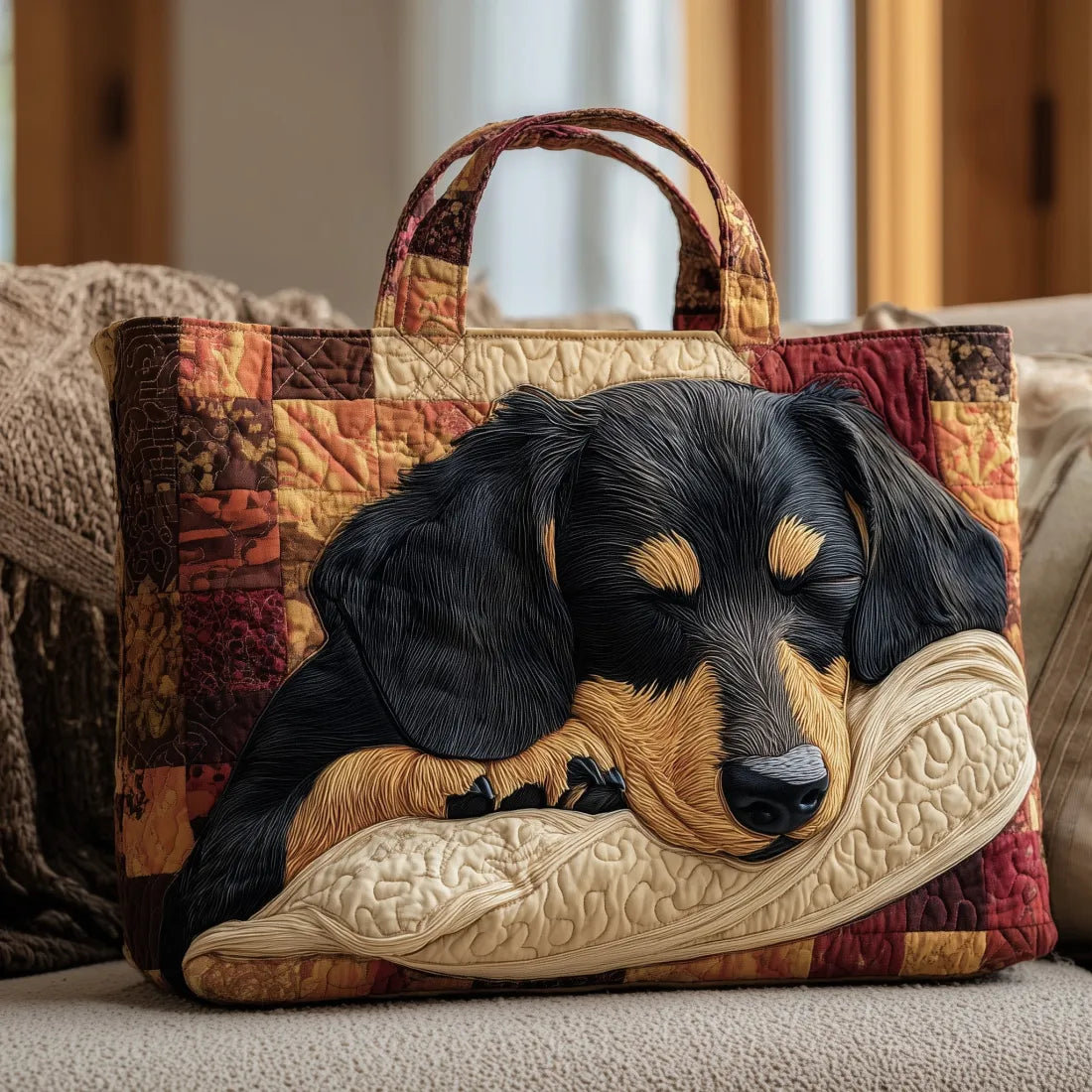 Handcrafted Dachshund Bag