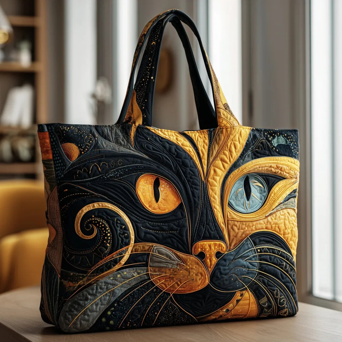 Handcrafted Mystic Cat Bag