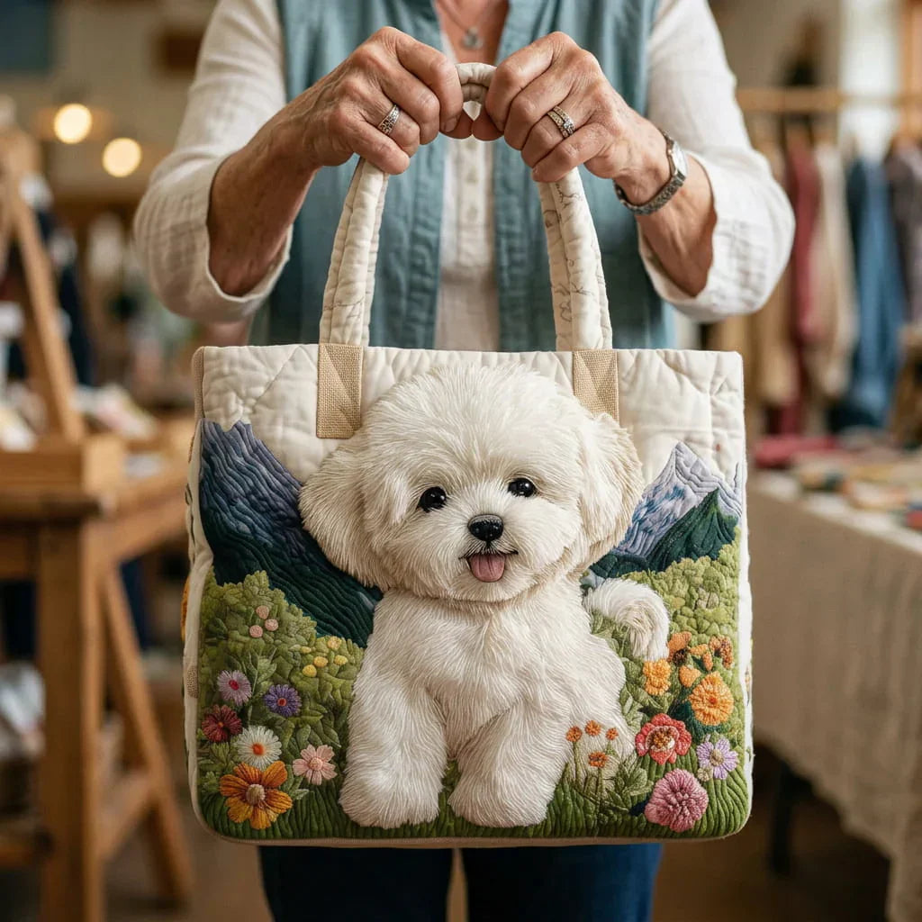 Handcrafted Quilted Bag – Enchanted Dog