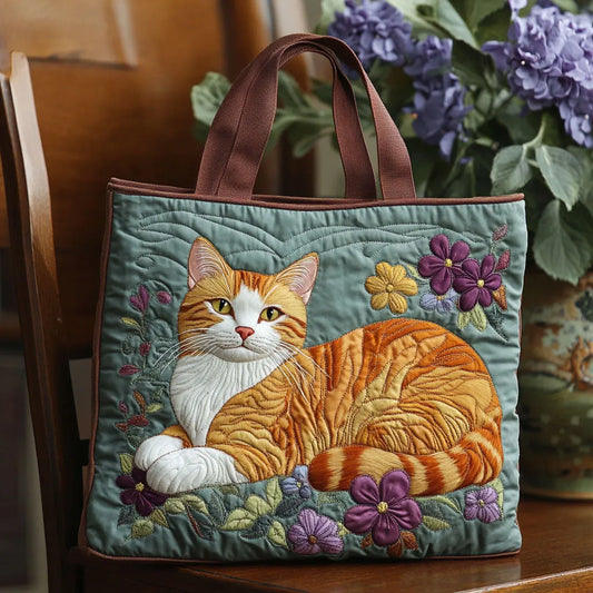 Handcrafted Ginger Cat Bag
