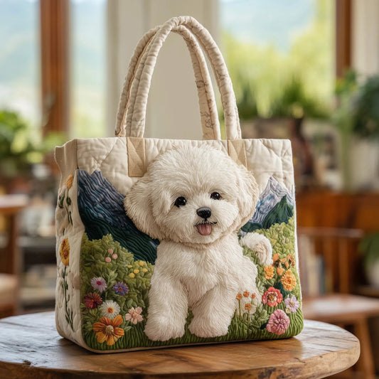 Handcrafted Quilted Bag – Enchanted Dog