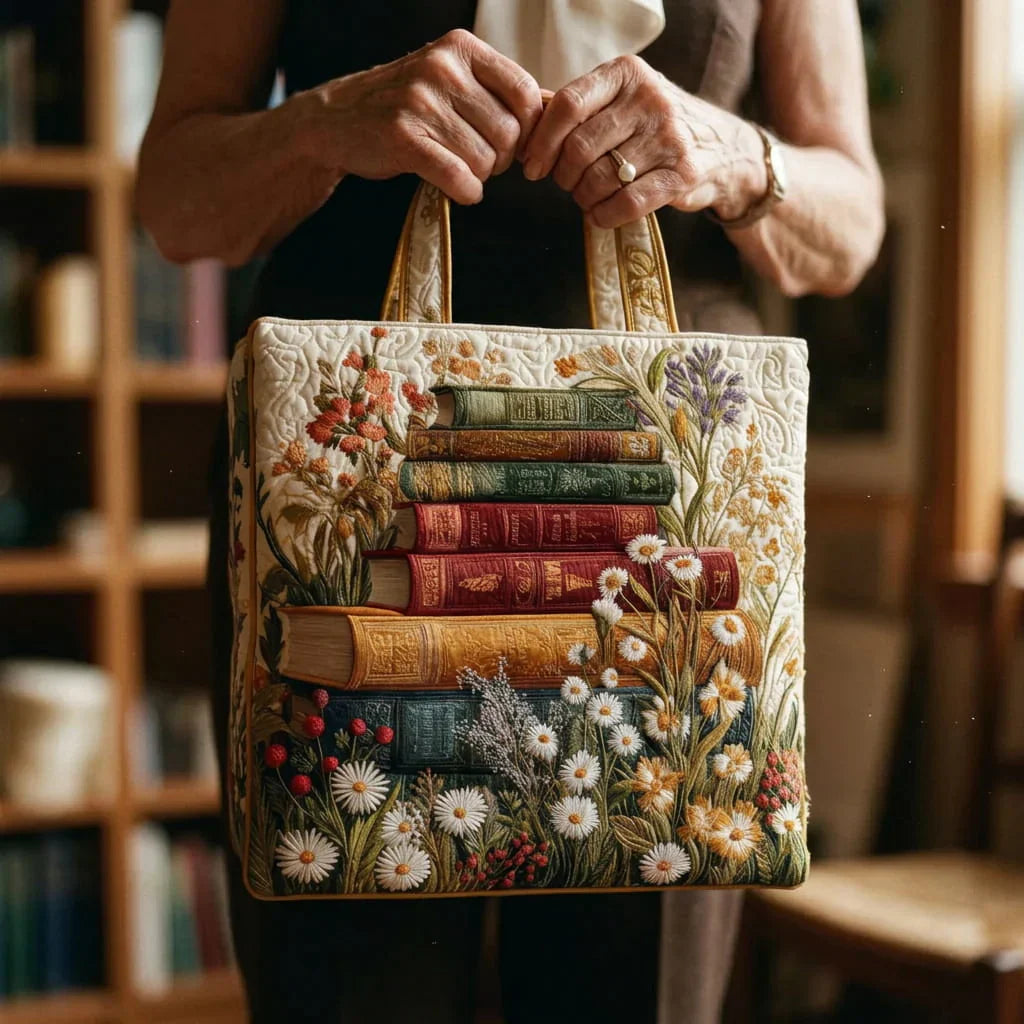 Handcrafted Quilted Bag – Floral Pattern
