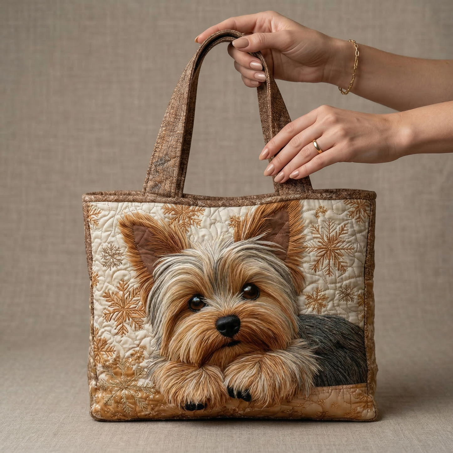 Handcrafted Adorable Yorkshire Bag